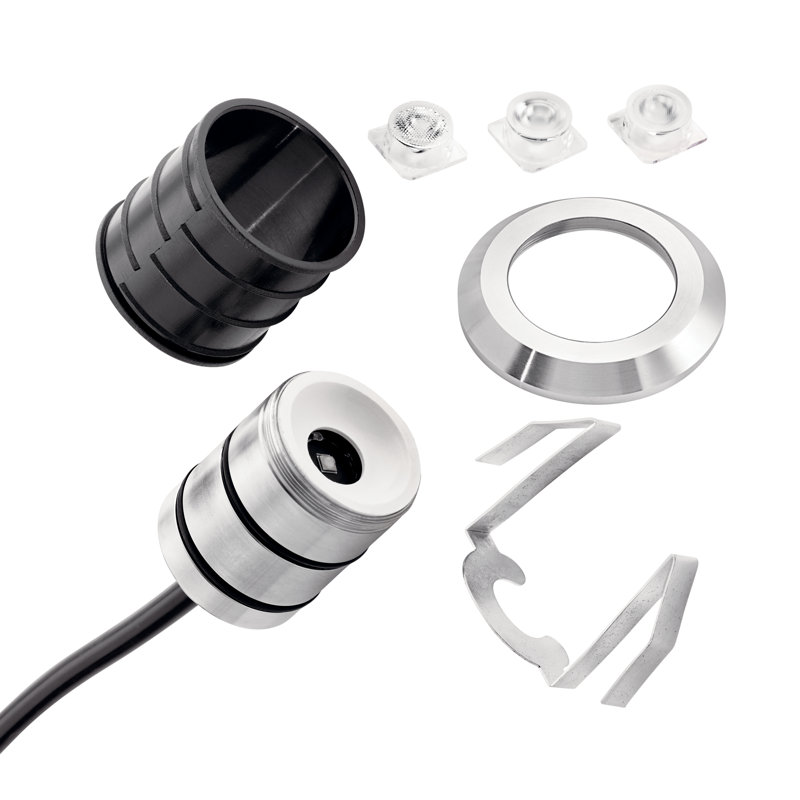 Chintan Low Voltage Integrated LED Metal Well Light, 3000K, Stainless Steel