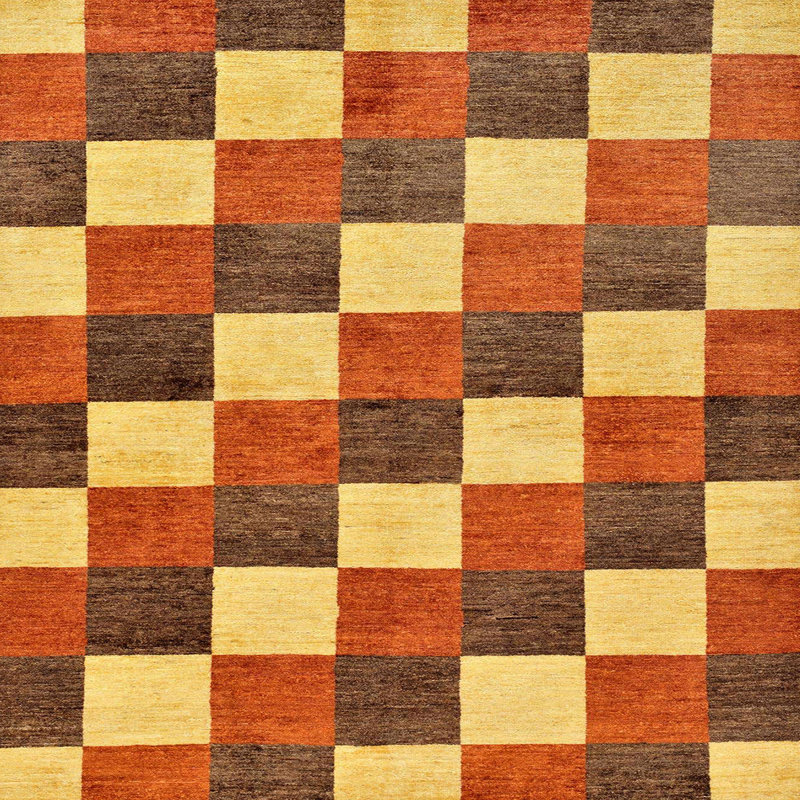 Abstract Indoor Rug, Square 7'