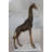 Pair of Giraffes Bronze Statues -  Size: 32"L x 12"W x 55"H. 