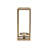 Pembertale Tall Square Gold Metal Lantern-1996100337-1996100343