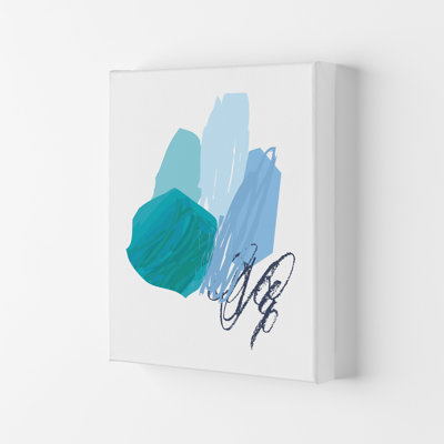 Blue Palette Drawings by Pixy Paper - Print