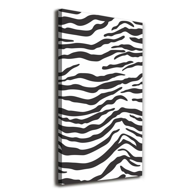 Zebra Background - Wrapped Canvas Print