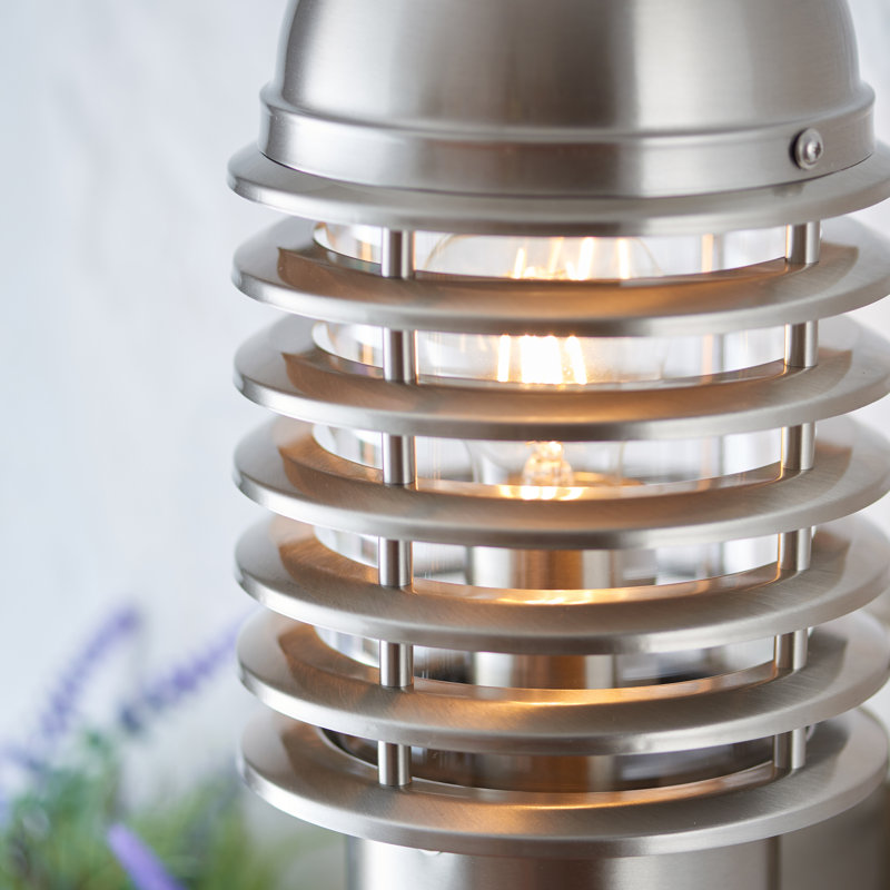 Hagen 32cm H Outdoor Armed Sconce with Dusk to Dawn