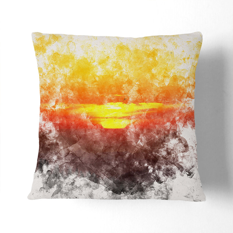 Square Cushion, 40cm H x 40cm W x 15cm D, Stone