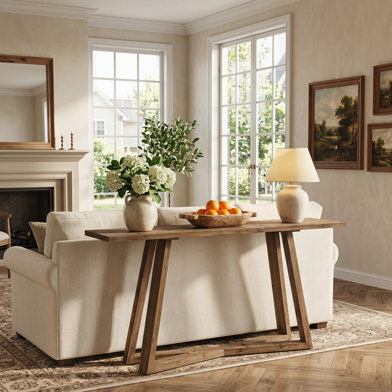 62.99cm Solid Wood Console Table
