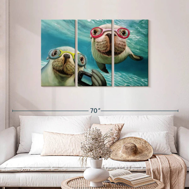 Brampt Underwater Selfie, 28" H x 45" W