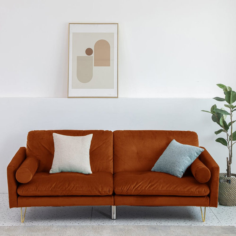 2 Seater Velvet Sofa