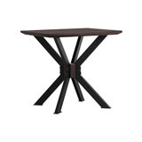 Solid Wood Top End Table