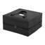 Infrared Sauna Blanket with Mineral Stones, 73 x 35 in Heating Bag, Zero EMF, Portable for Home Use, Adjustable Temperature & Timer, PU Leather Wrap, Carrying Case, Black