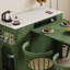 Table de salle à manger French French Green