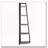70.07" Tall Corner Shelf, 5 Tier Rustic White Corner Bookshelf Bookcase Industrial Corner Ladder Shelf-602627254