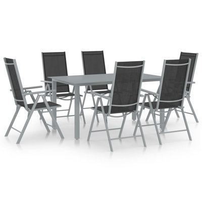 Abhijit 6 - Person Patio Dining Set with Rectangular Table