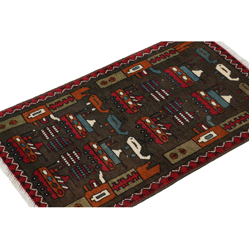 One-of-a-Kind 1'11X2'10 Hand Knotted Area Rug