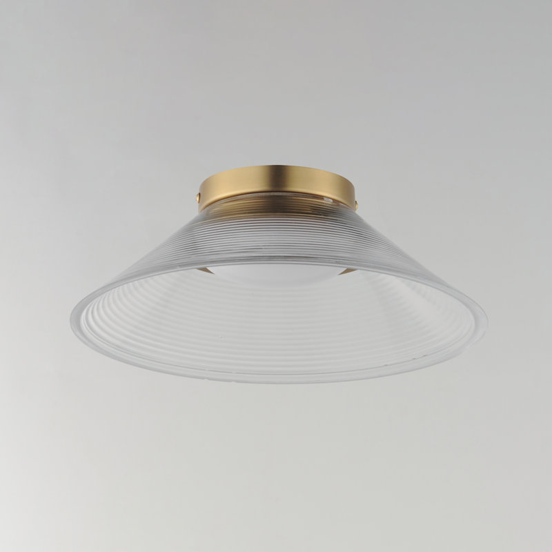Plafonnier semi-encastré Jensen, Blanc