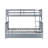 Twin Over Full Rubber Wood Bunk Bed with Twin Trundle, Detachable Convertible Ladder & Safety Guardrails-1192433993