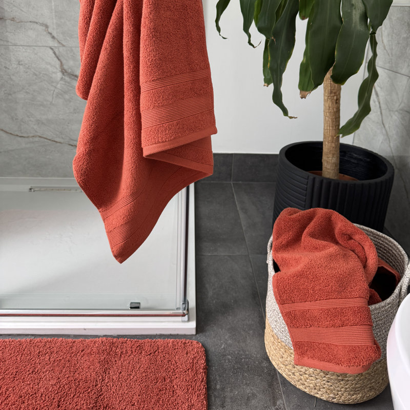 2 Piece Hand Towel Bale, Terracotta
