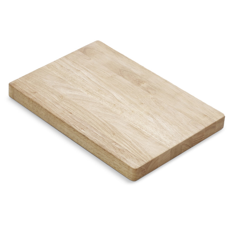 Planche à découper en bois SinkSense Hanzo Hevea, L 12,50 po x L 17,25 po