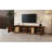 TV Stand For Tvs Up To 85", Media Console With Rattan Doors, Adjustable Shelf For Living Room