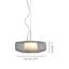 Plisse' Suspension G Smoky Pongee Silk_Plisse' Matt Steel L22cc Ul-1905368292-1905368295-1905368299
