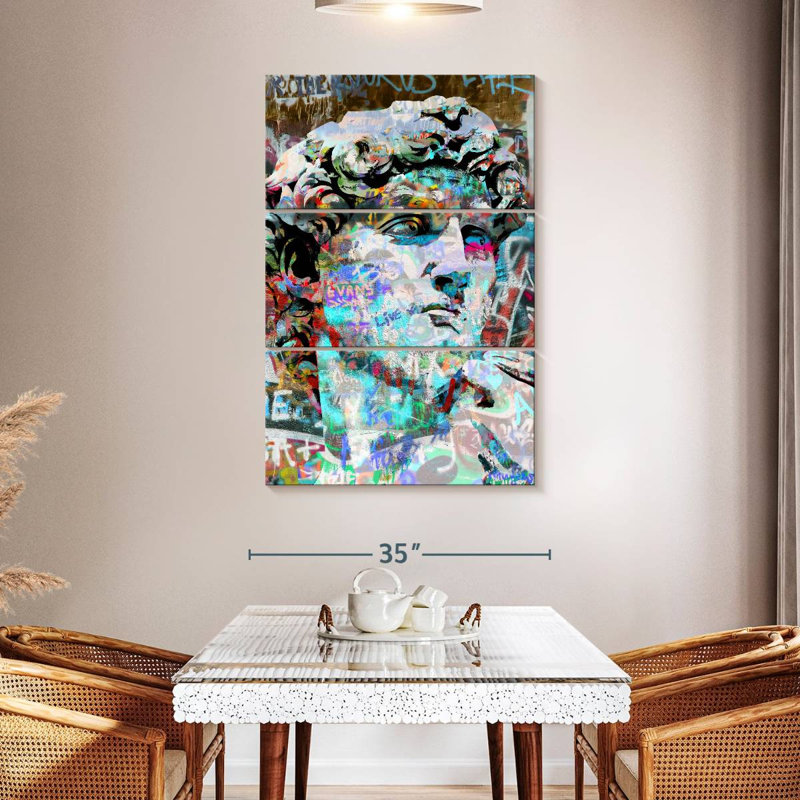 Leisha David Heavy Graffiti, 50" H x 32" W