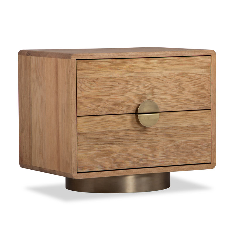 Table de chevet en bois massif Mousaw
