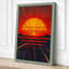 Industrial Sunrise Geometric - Wrapped Canvas-336254740-336254743