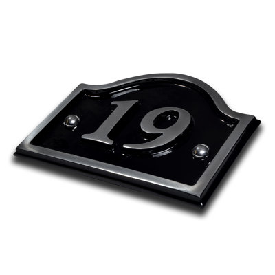 Jaclynn 11.5cm H Reflective Metal House Number