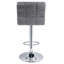 Tabouret de bar carré réglable en velours-1229048310