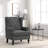 Upholsterd Wingback Armchair-1261615281