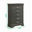 Commode moderne 5 tiroirs en bois-1718550618