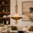 1-Light Adjustable Height Dimmable Pendant