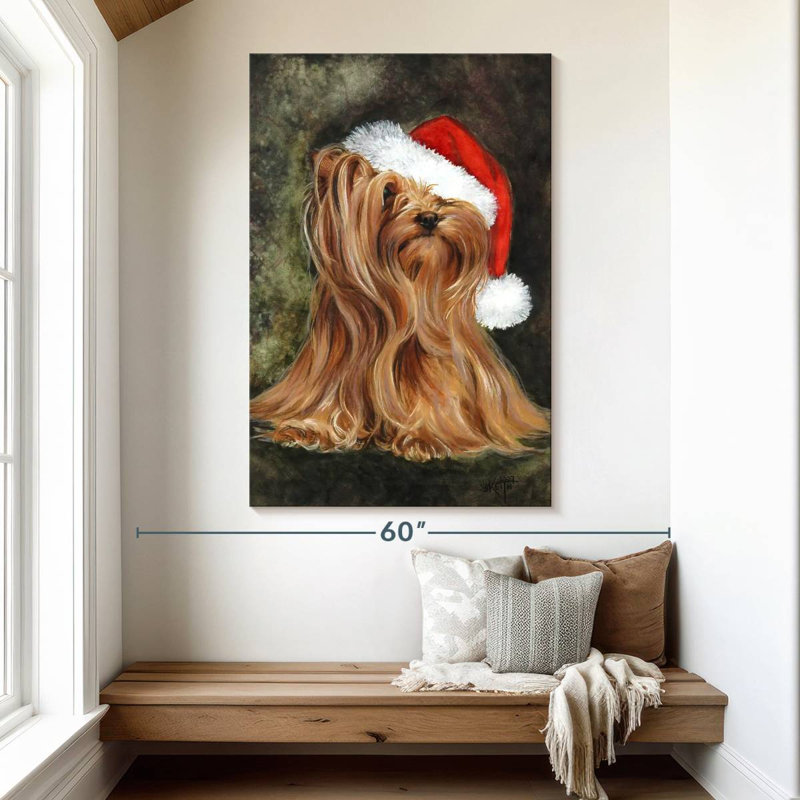 Noel Yorkshire Terrier, 51" H x 34" W