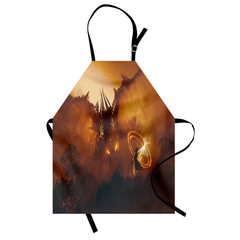 No Pattern Bib Apron