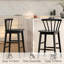 Tabouret de comptoir moderne en bois massif de 24 po, tabourets pour îlot de cuisine avec dossier-1666775512-1666775515