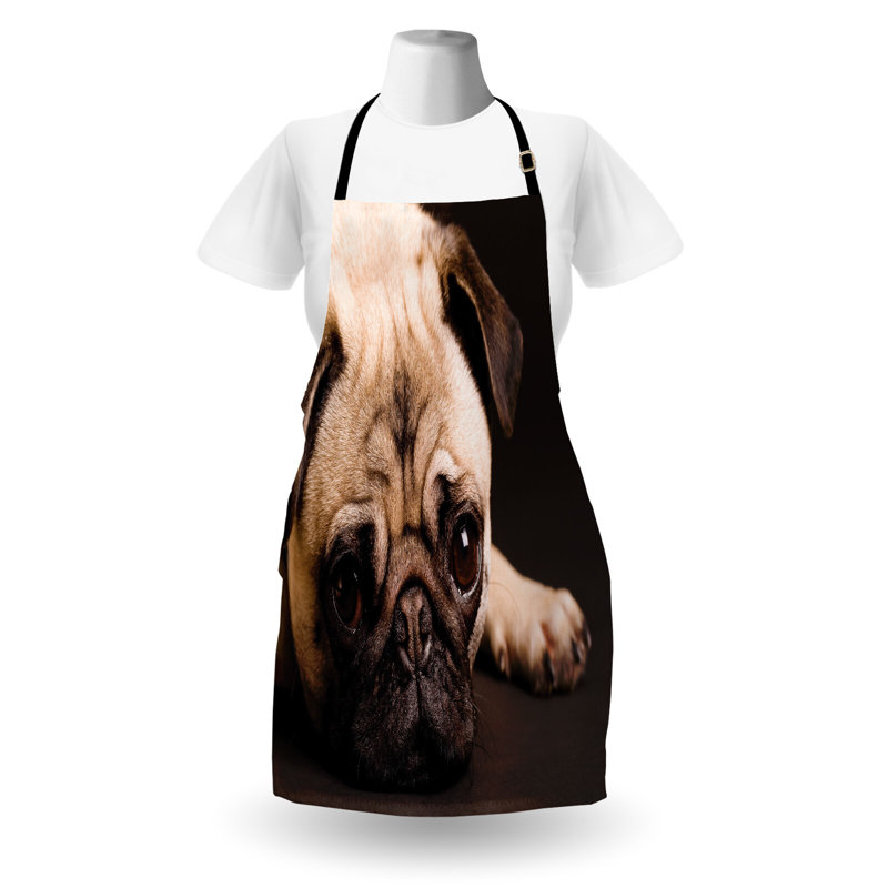 No Pattern Bib Apron