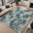 Machine Washable Indoor/Outdoor Chantille ACN2424 Abstract Rug-934285028