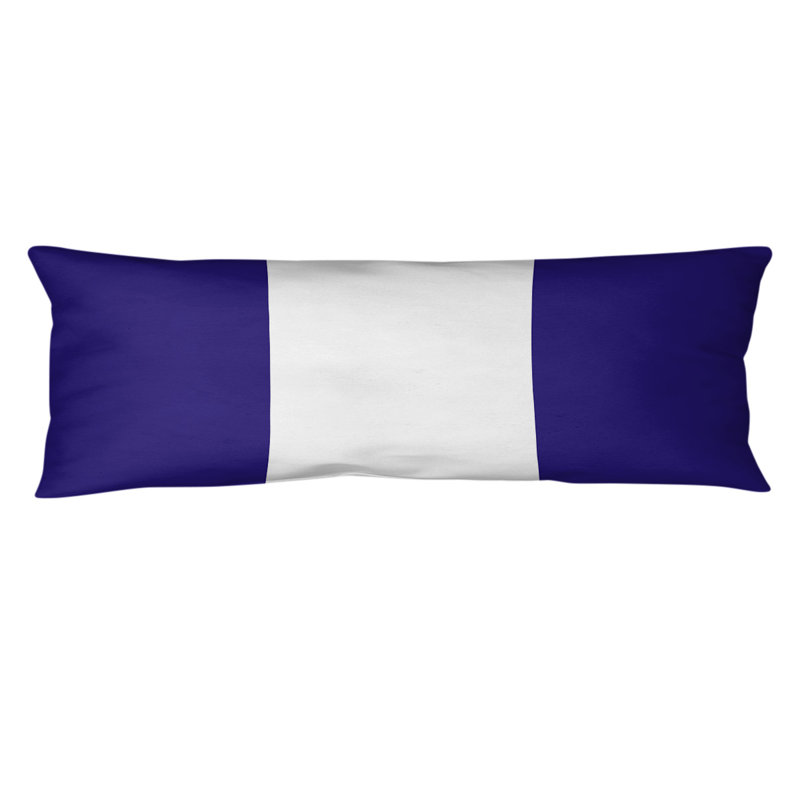 Polyester Medium Pillow, Baltimore Football, Dark Purple/White