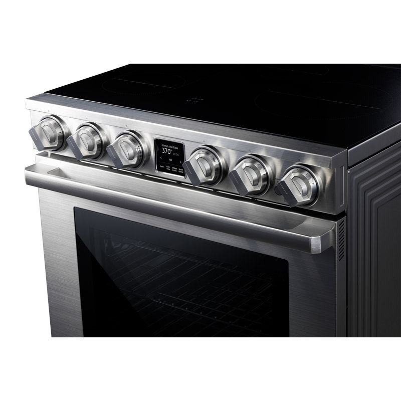 30" Pro-Range 4 Burners, Transitional, Silver, NG/LP, Induction