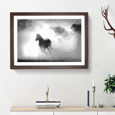 Horses in Abstract - Picture Frame Painting Print