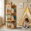 3 Tier Bookshelf with 360°Spinning Design
