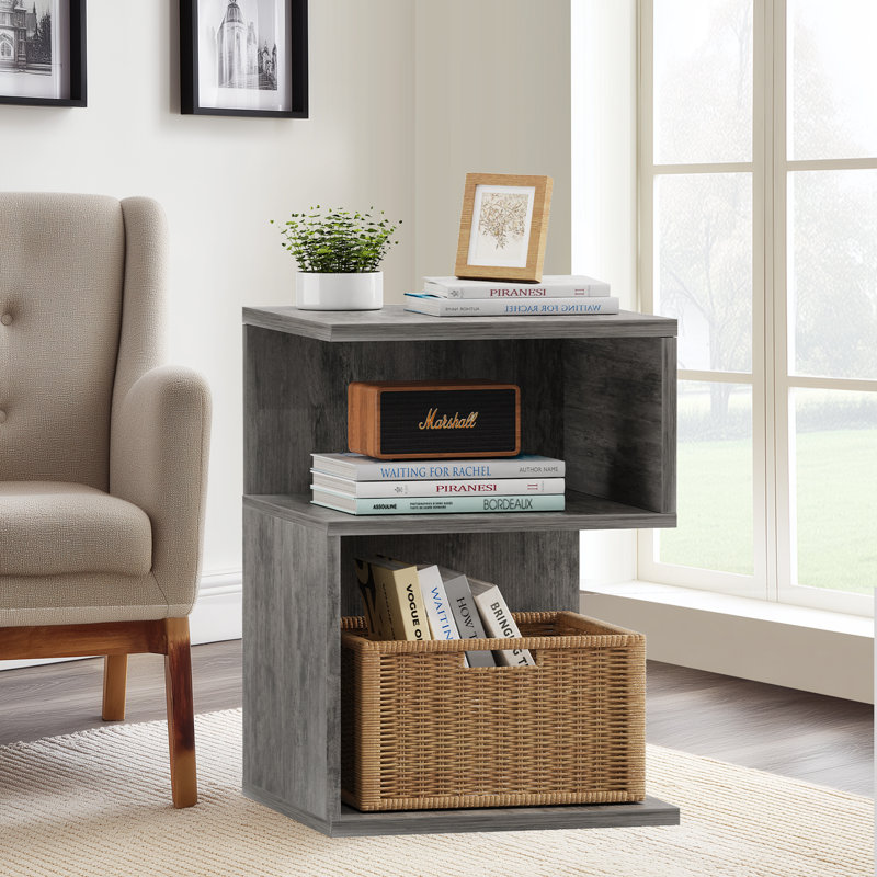 22 Inch Z-Shape Small End Table
