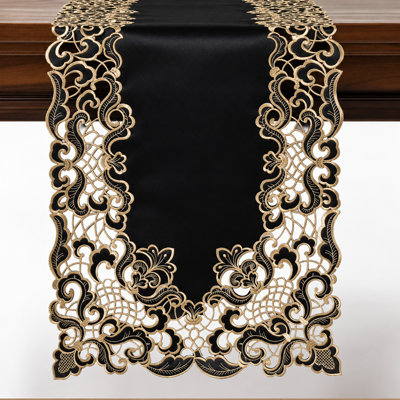 Onetha Elegant Table Runner and Placemats of Granada Collection for Stylish and Luxurious Christmas Decor