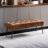  44" W Mid-Century Modern Tufted Velvet Bench-965398932