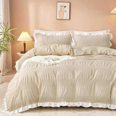 No Pattern Duvet Cover Set