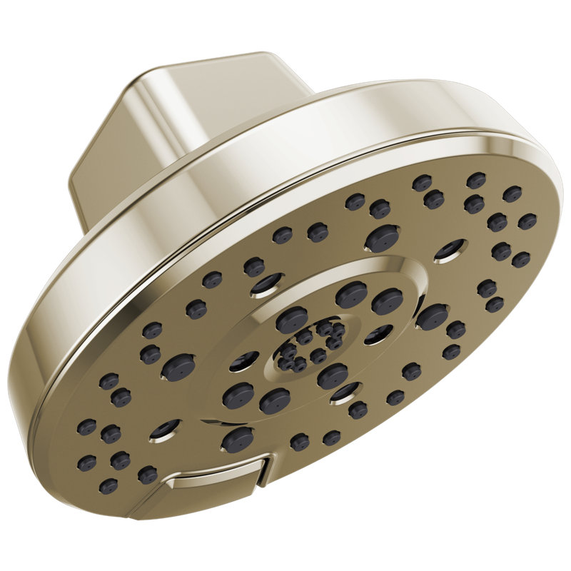Levoir® H2OKinetic® Round Multi-Function Showerhead, Polished Nickel
