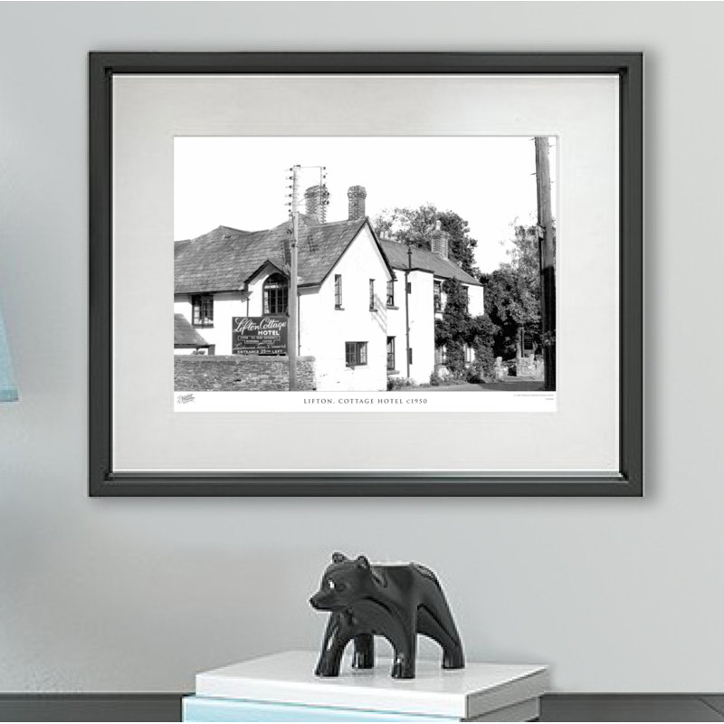 Lifton, Cottage Hotel C1950 by Francis Frith - Single Picture Frame Print, 60cm H x 80cm W x 2.3cm D