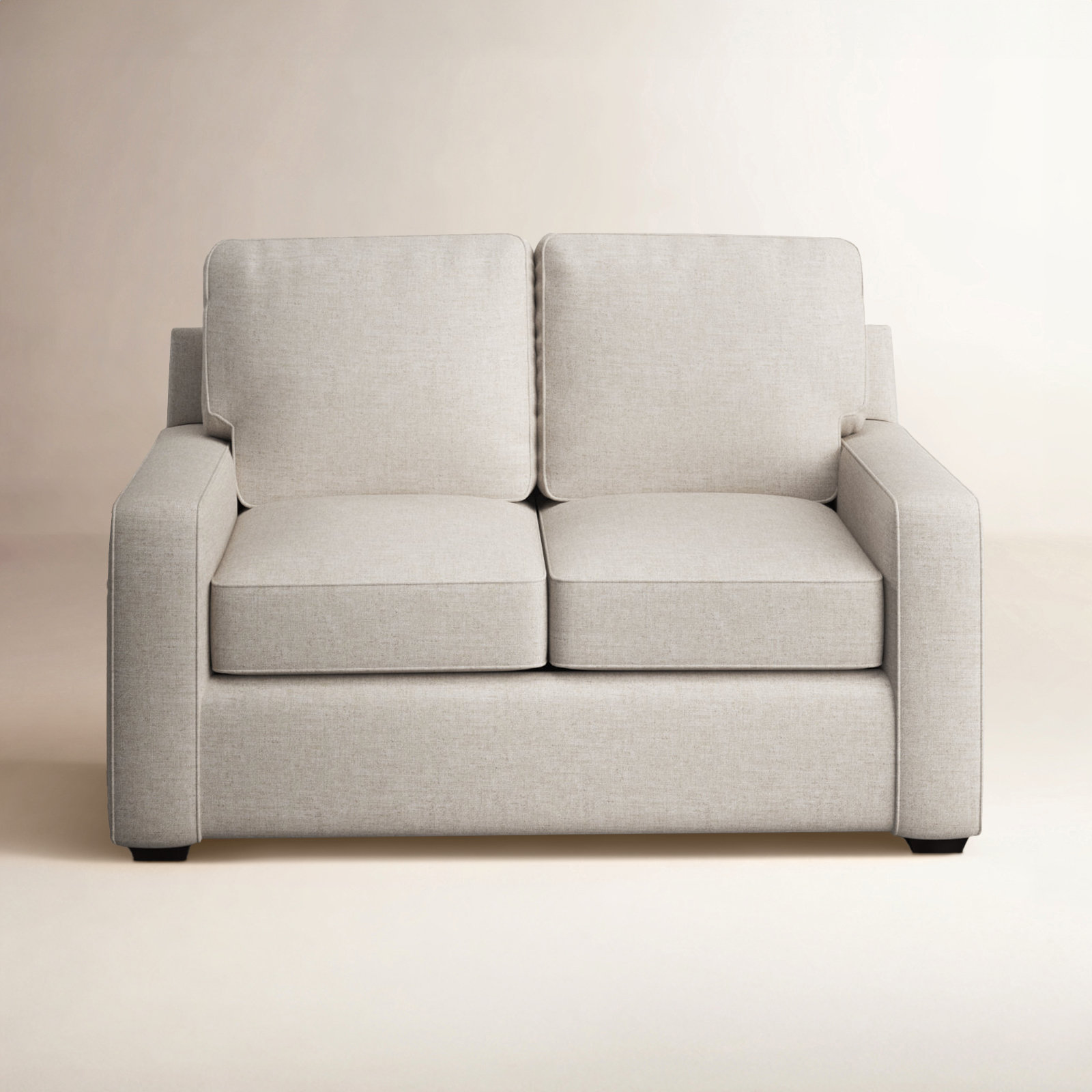 Taylor 56'' Upholstered Loveseat, Nomad Snow Crypton® Chenille
