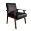 Chaise d'appoint en polyuréthane noir-1746184649