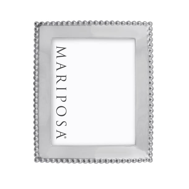 String Of Pearls Metal Picture Frame & Reviews | Birch Lane