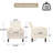 29.25'' Wide Modern Fabric Upholstered Accent Chair With Storage-920857177